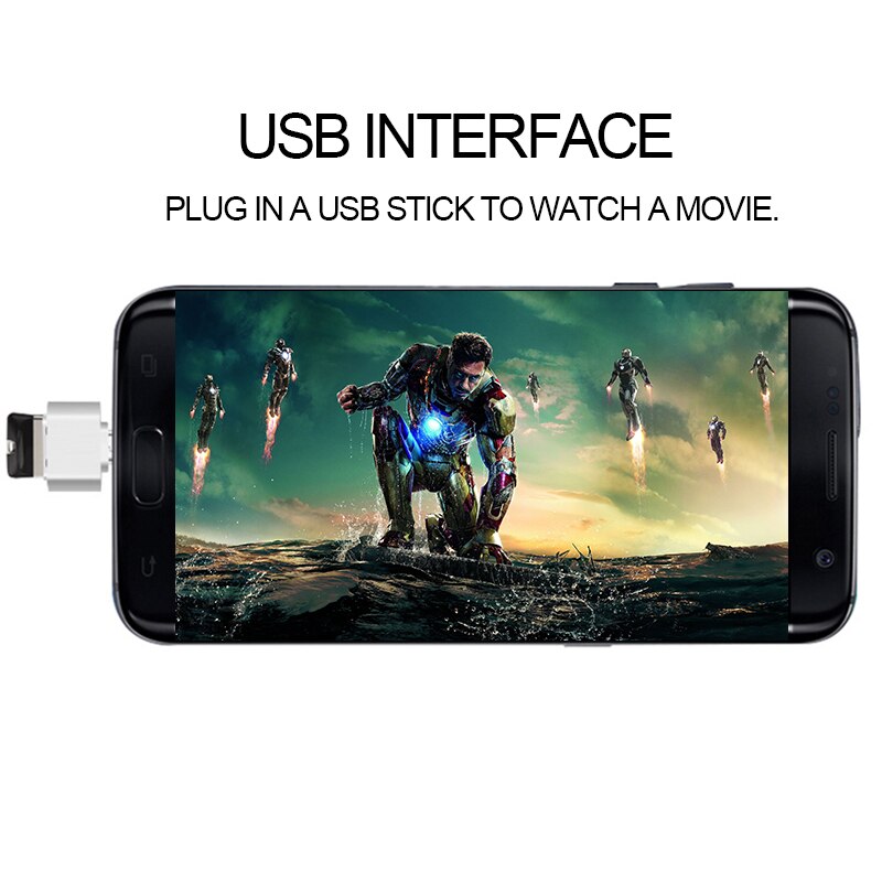 3PCS Mini Data Portable OTG Converter Micro USB Male To USB 2.0 Female Adapter P2B22