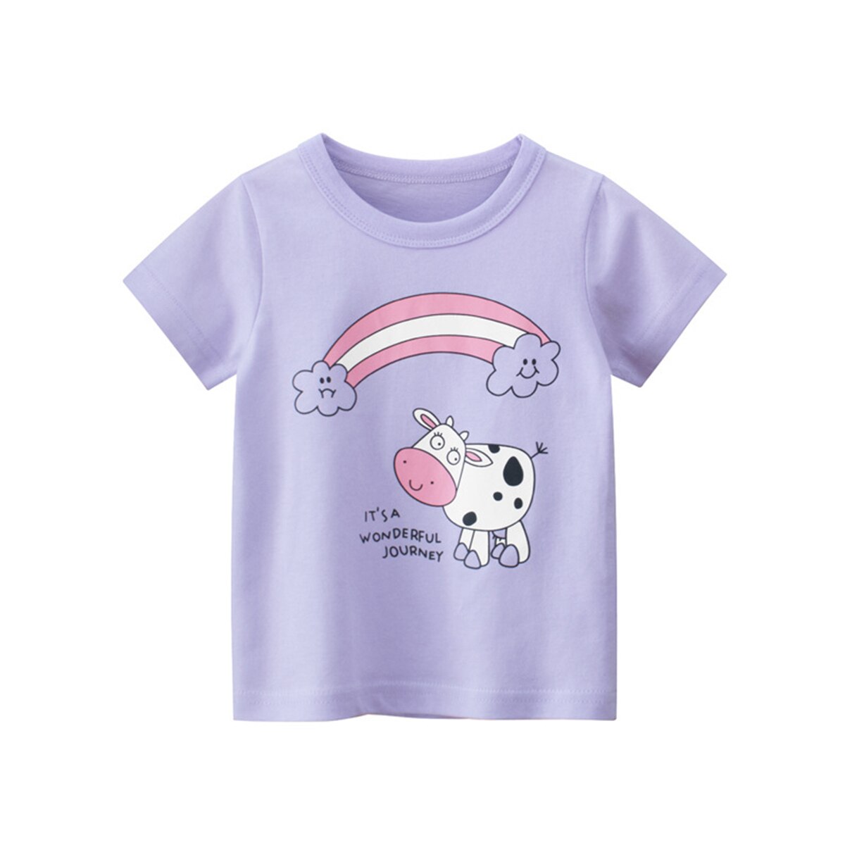 Bebê t-shirts da criança meninas t manga curta infantil crianças camisa de algodão camisetas