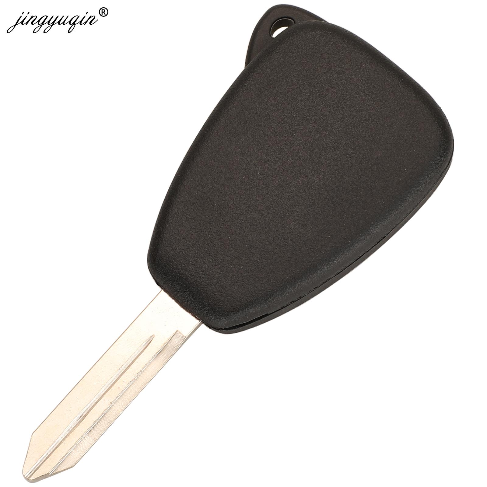 jingyuqin Car Key Shell for Chrysler JEEP DODG 200 Aspen Sebring Compass Liberty Patriot Wrangler Avenger Durango Caliber Nitro