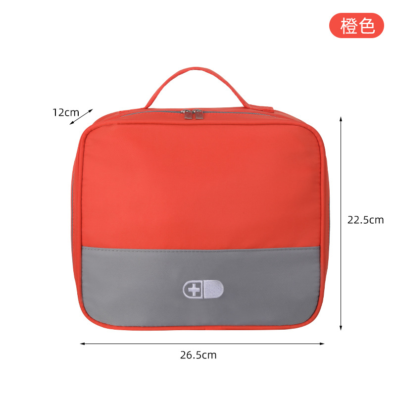 Portable Travel Medicine Storage Bag Version Emergency Convenient Bag Multi-Purpose Oxford Cloth Home Bedroom Living Room: Clear