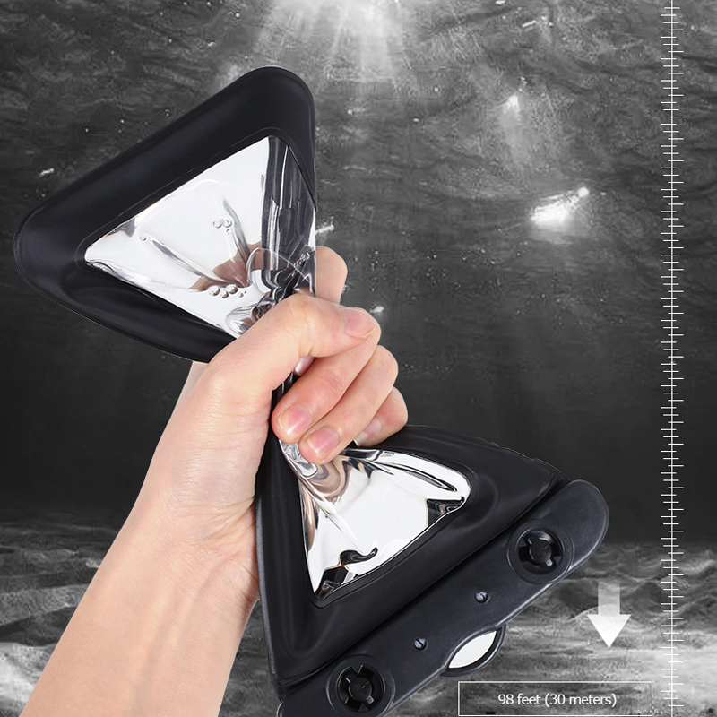 Étui de téléphone étanche flottant housse de sac sec 6.0 "pochette de téléphone portable portable pour rivière Trekking natation plage plongée à la dérive