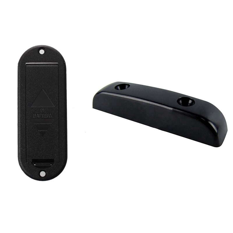 2 Pcs Musical Instrument Accessories:1 Pcs Guitar Bass Pickup 9V Battery Case Box &amp;amp; 1 Pcs Thumb Rest Tug Bar Finger Pull: Default Title