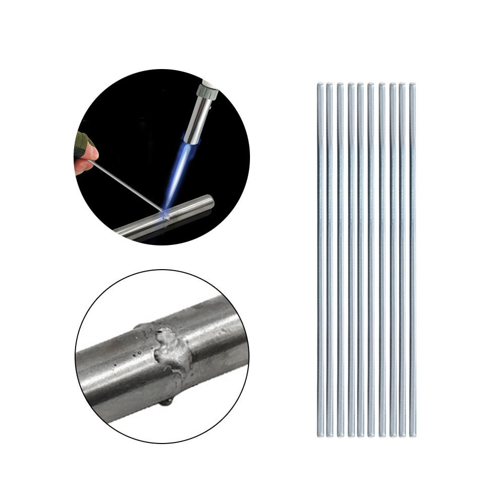 20pcs 50*3.2mm Low Temperature Welding Wire Aluminum Welding Electrode Flux Core Aluminum Electrode Multi-tools