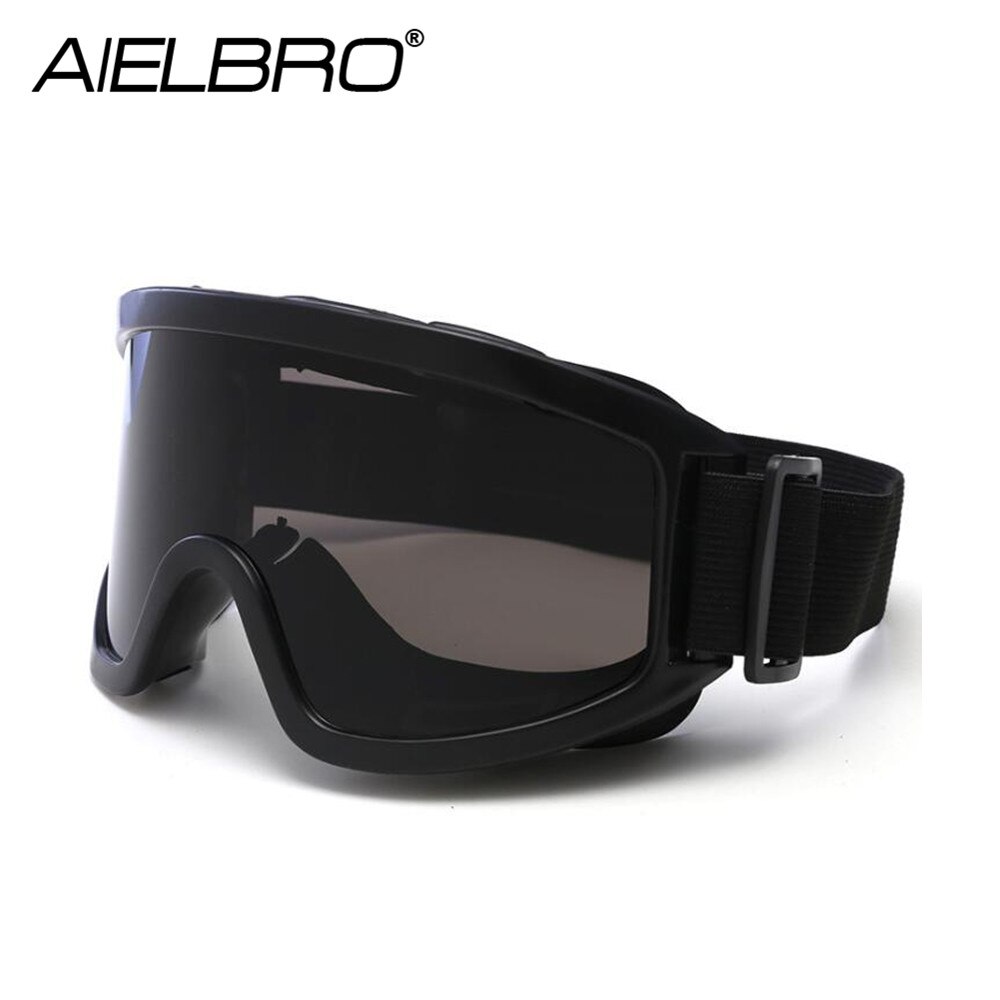 AIELBRO Winter Outdoor Windproof Ski Goggles Sports Snowmobile Glasses Ski UV Protection Sport Glasses Ski Mask