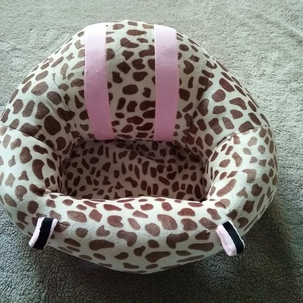 Blød babysofa støttesæde plys sækkestol til spædbørn, der lærer at sidde, lænestol, komfortabel småbørnsrede puffesæde babysofastol: Pj3298e