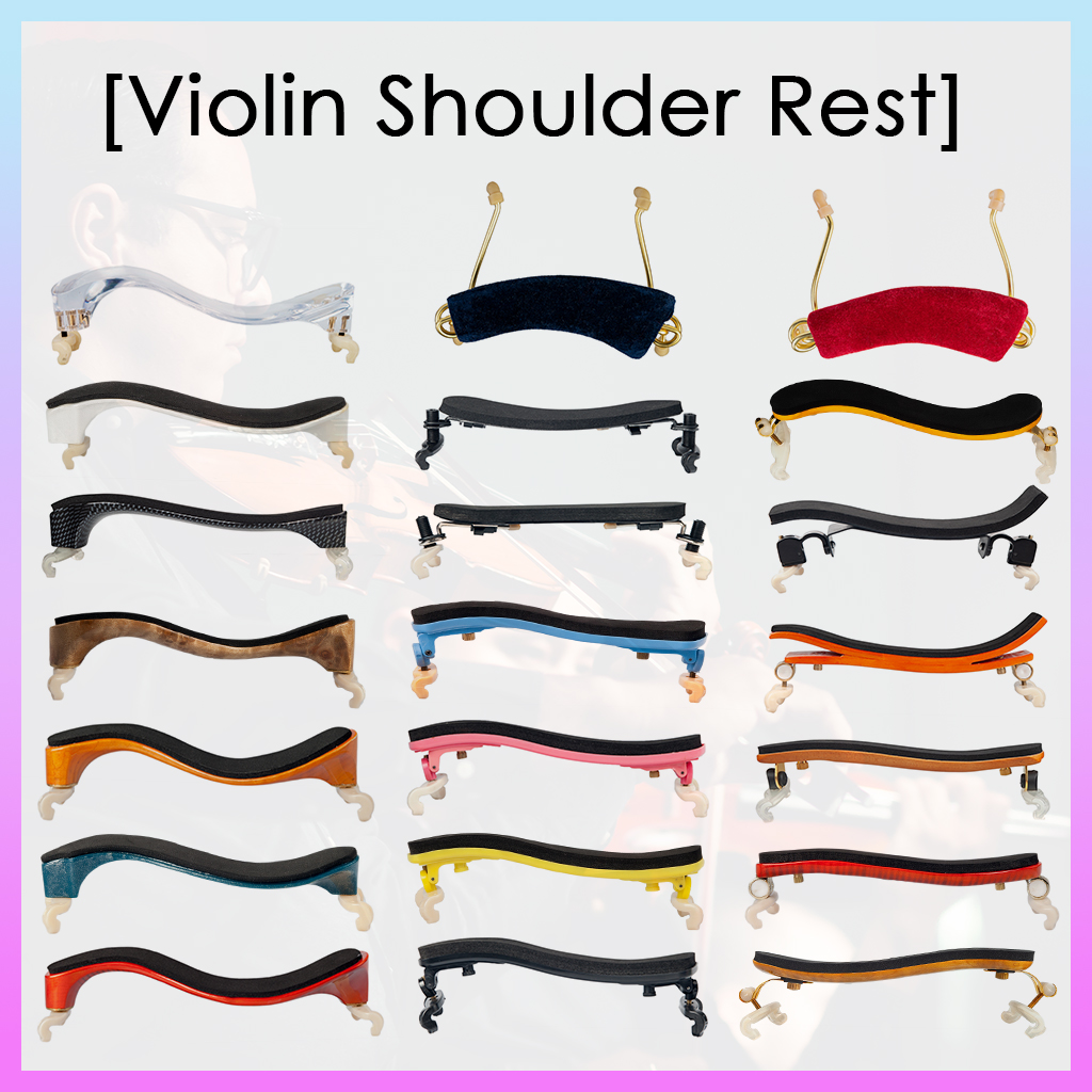 Adjustable Violin Shoulder Rest 3/4 4/4 Violin Pad Support Parts Fittings Bon Violin Shoulder Rest Foam Wood Violin