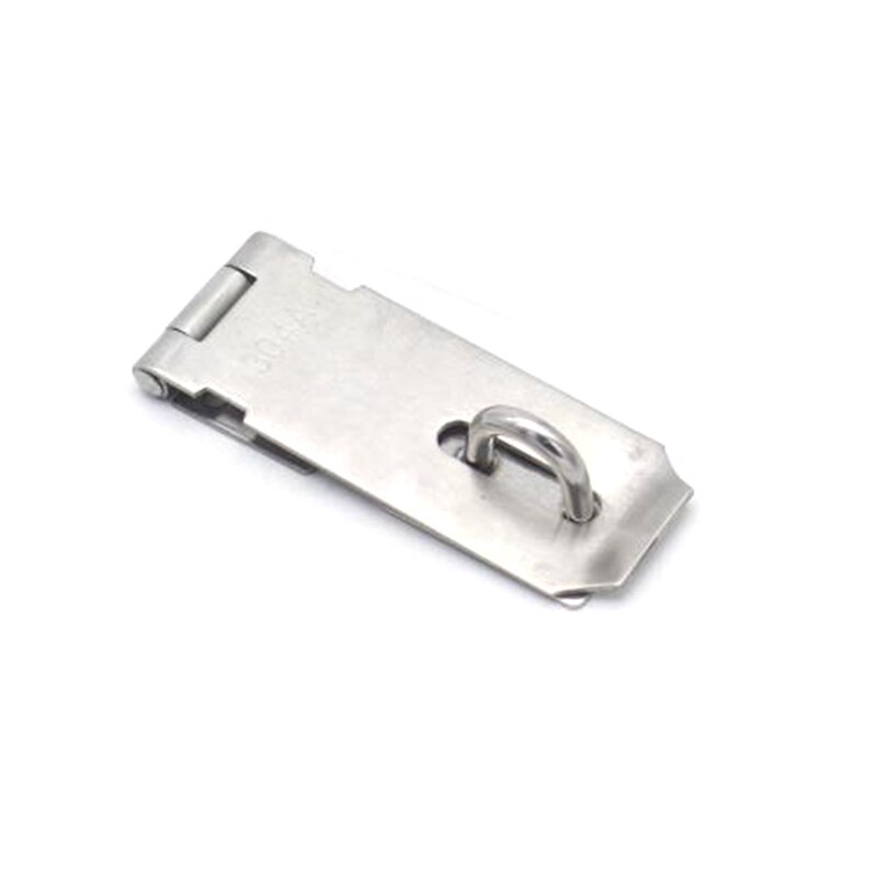 Hasp And Staple Gate Door Shed Latch Lock For Padlock Stainless-steel Durable: 4 inch