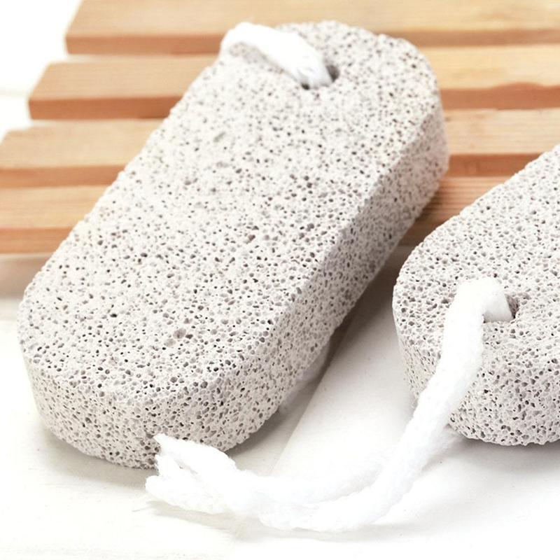 Beauty Heel Cuticle Scraper Cutter Foot Care Natural Pumice Stone Foot File Scruber Hard Skin Remover Pedicure Brush Bathroom