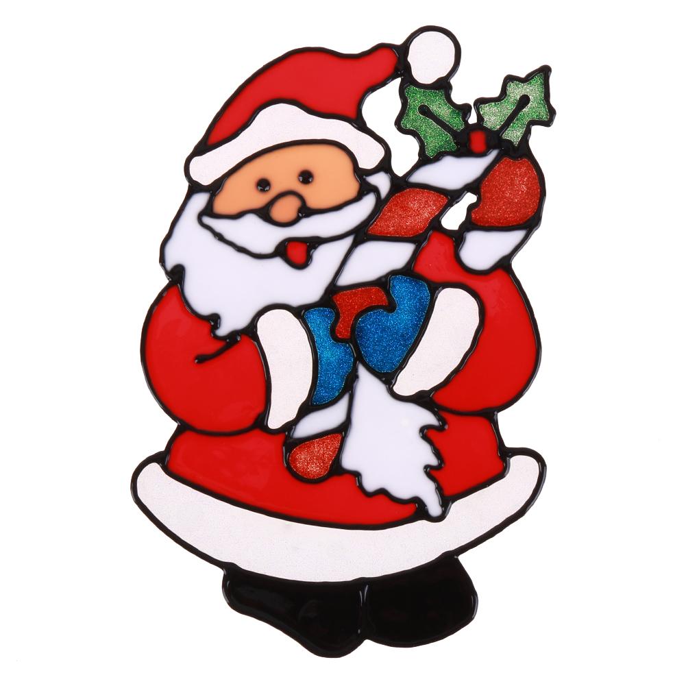 Siliconen Glas Stickers Grote Raam Deur Muur Geplakt Xmas Ornamenten Decor