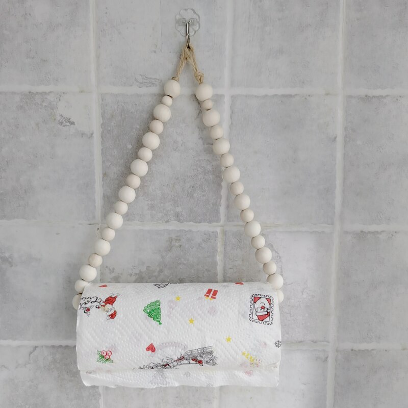 17 Styles Toilet Paper Towel Dispenser Wooden Paper Roll Holder for Bathroom Contact Paper Holder Household Storage Rack: F2