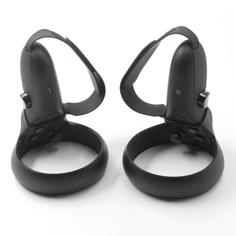 1 Paar Pu Leer Knuckle Handle Grip Strap Voor Oculus Quest/Oculus Rift S Touch Controller Grip Accessoires