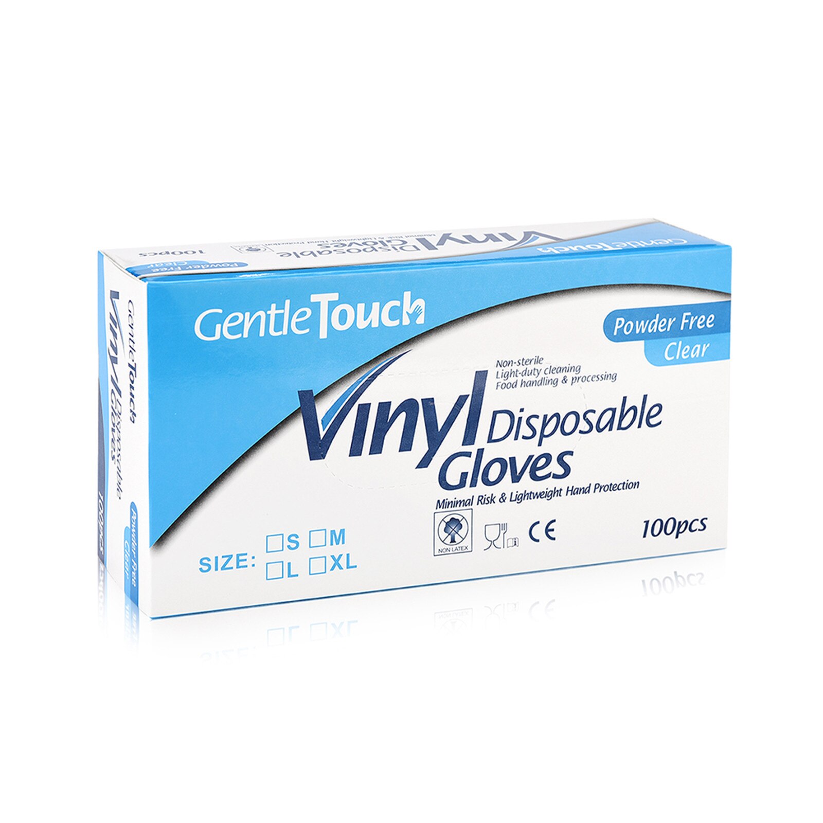 100PC PVC Disposable Gloves Waterproof Powder Free Gloves For Kitchen Laboratory Non-Nitrile Latex Gloves