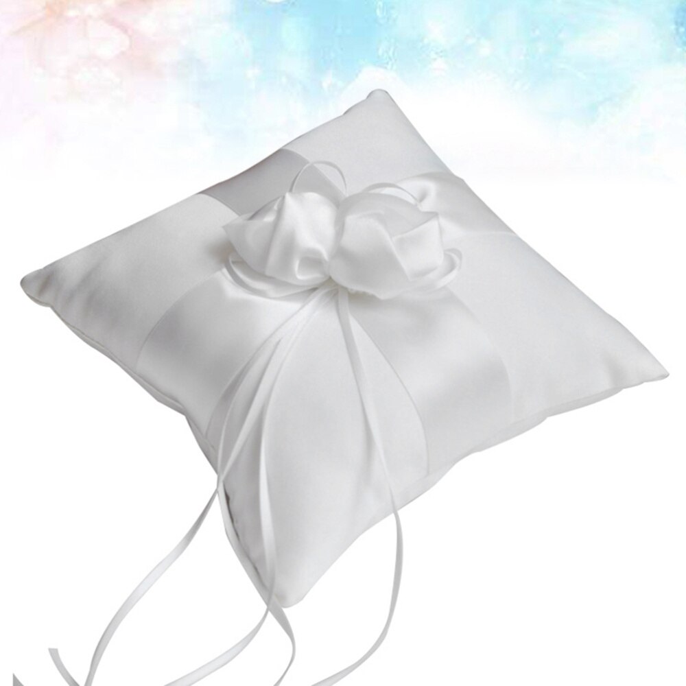 Wedding Ring Pillow Wedding Square Ring Cushion Flower Finger Ring Pillow Bride Ring Pillow