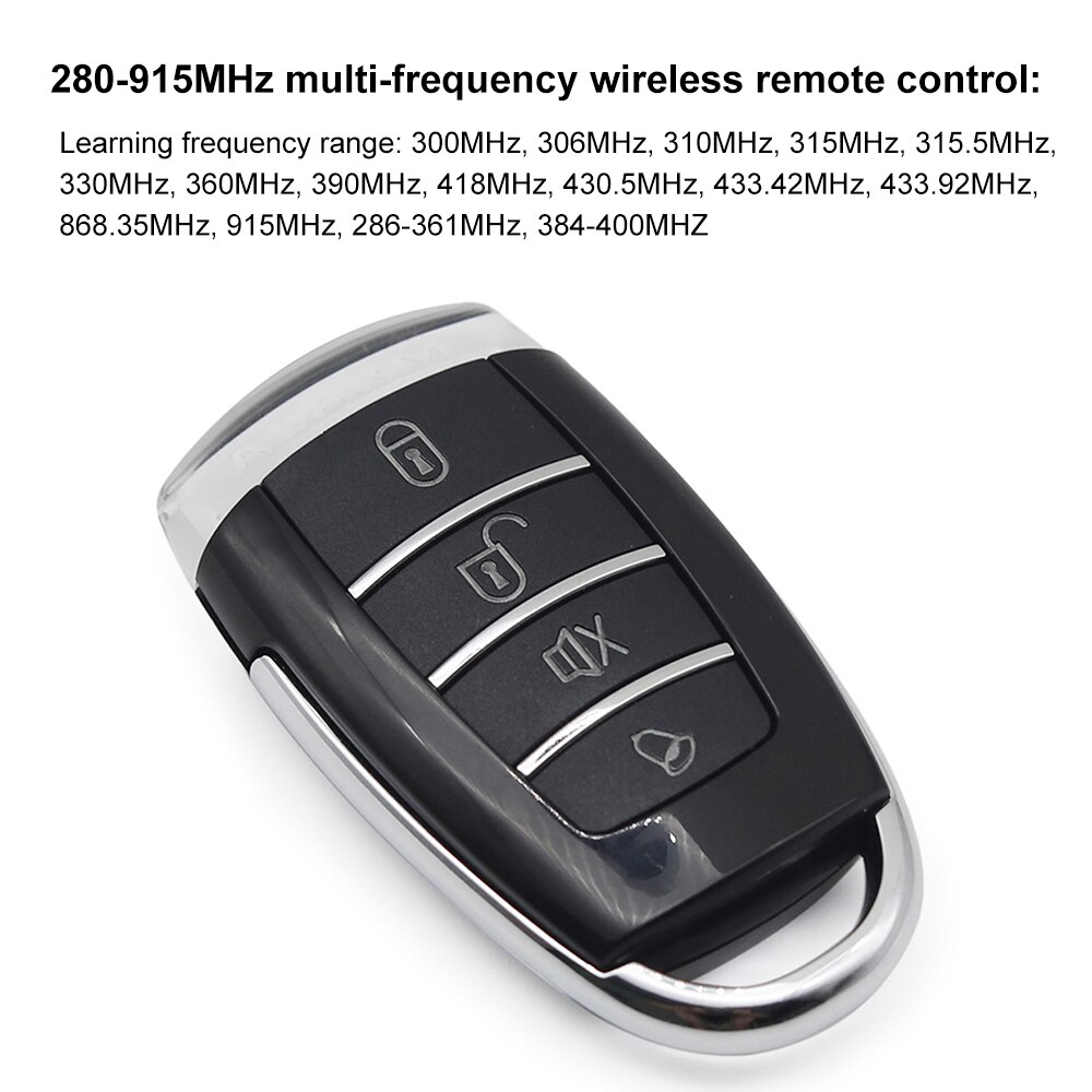 Multifrekvens kopi  rf 280-915 mhz  (315/433/868/915 mhz) kode trådløs klon bryter døråpner fjernkontroll duplikator nøkkel fob