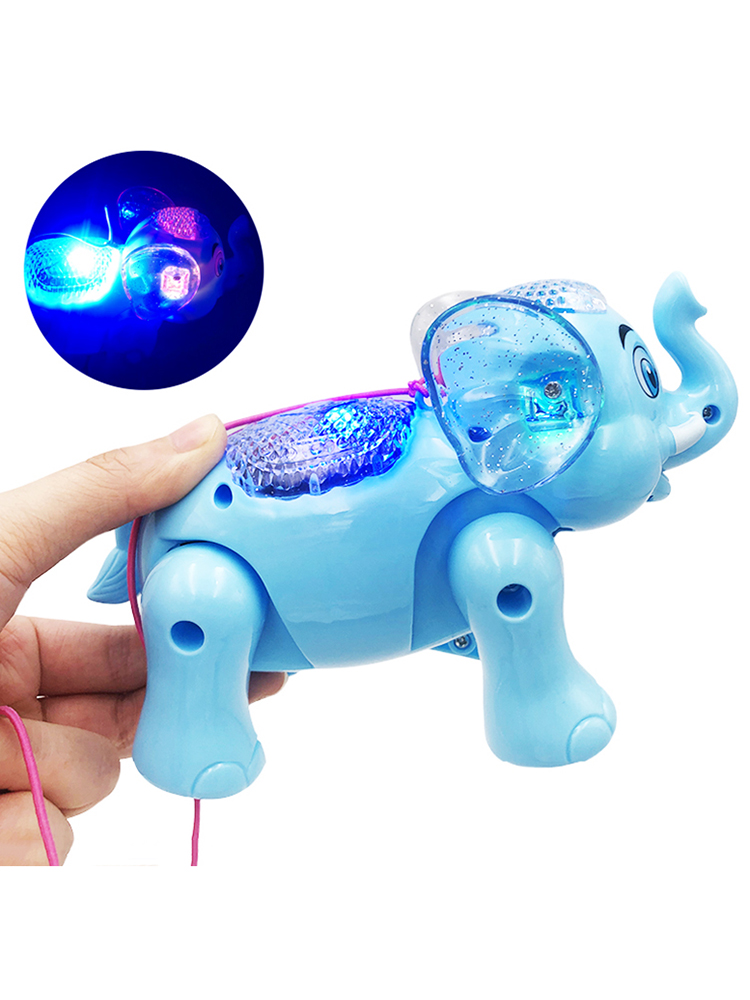 Interessante Leuke Elektronische Olifant Huisdieren Robot Speelgoed Klassieke Muziek Wandelen Olifant Animal Kids Elektronische Speelgoed Voor Kinderen