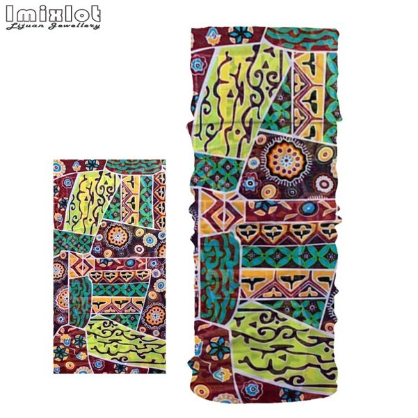 Multifunctionele Polyester Sjaals Gezicht Stofmasker Outdoor Sport Bandana Neck Gaiter Camping Fietsen Hoofddeksels Wandelen Magische Sjaal: K