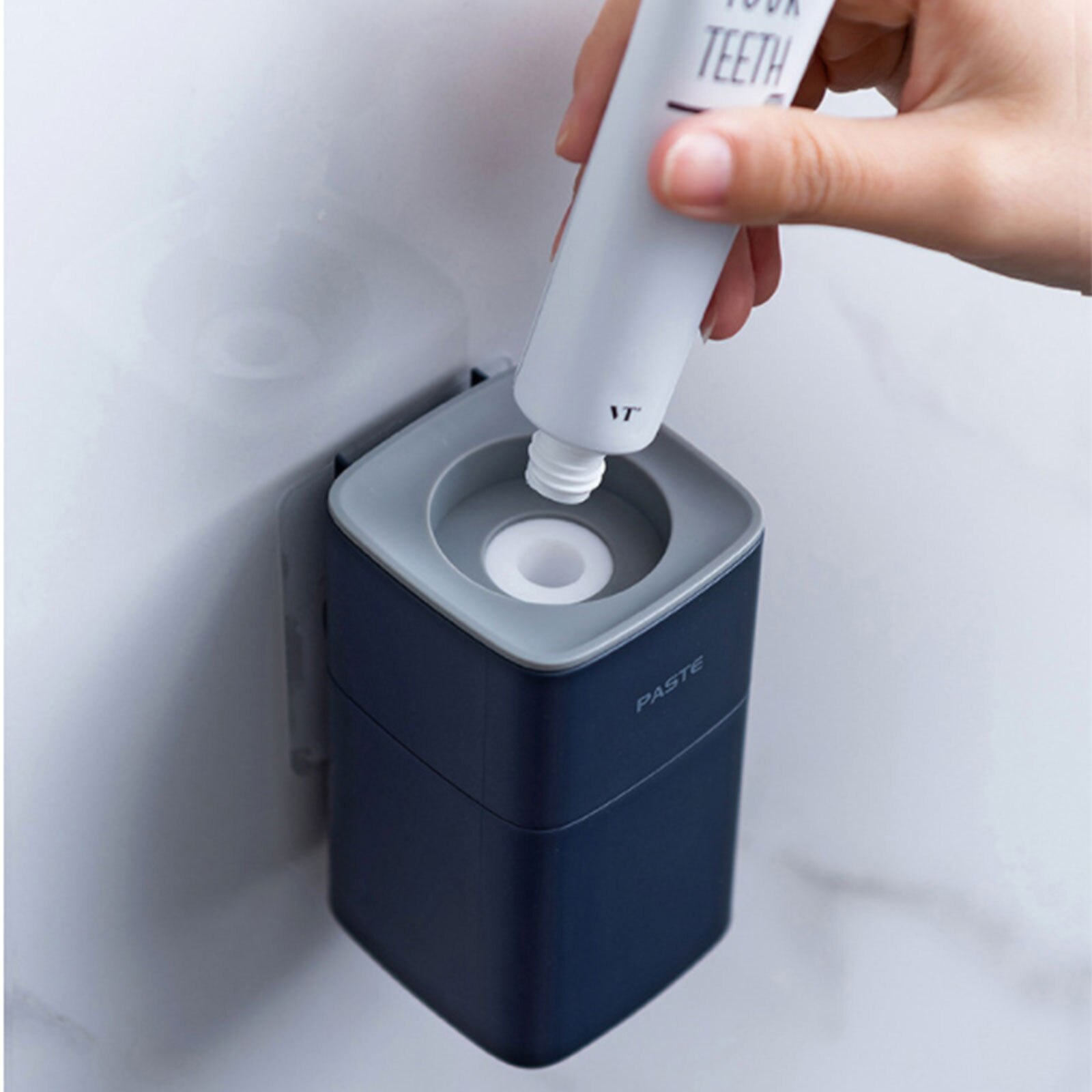 Automatische Tandpasta Knijper Huishouden Muur Gemonteerde Tandpasta Dispenser Voor Badkamer Wit/Lichtblauw/Donkerblauw/roze