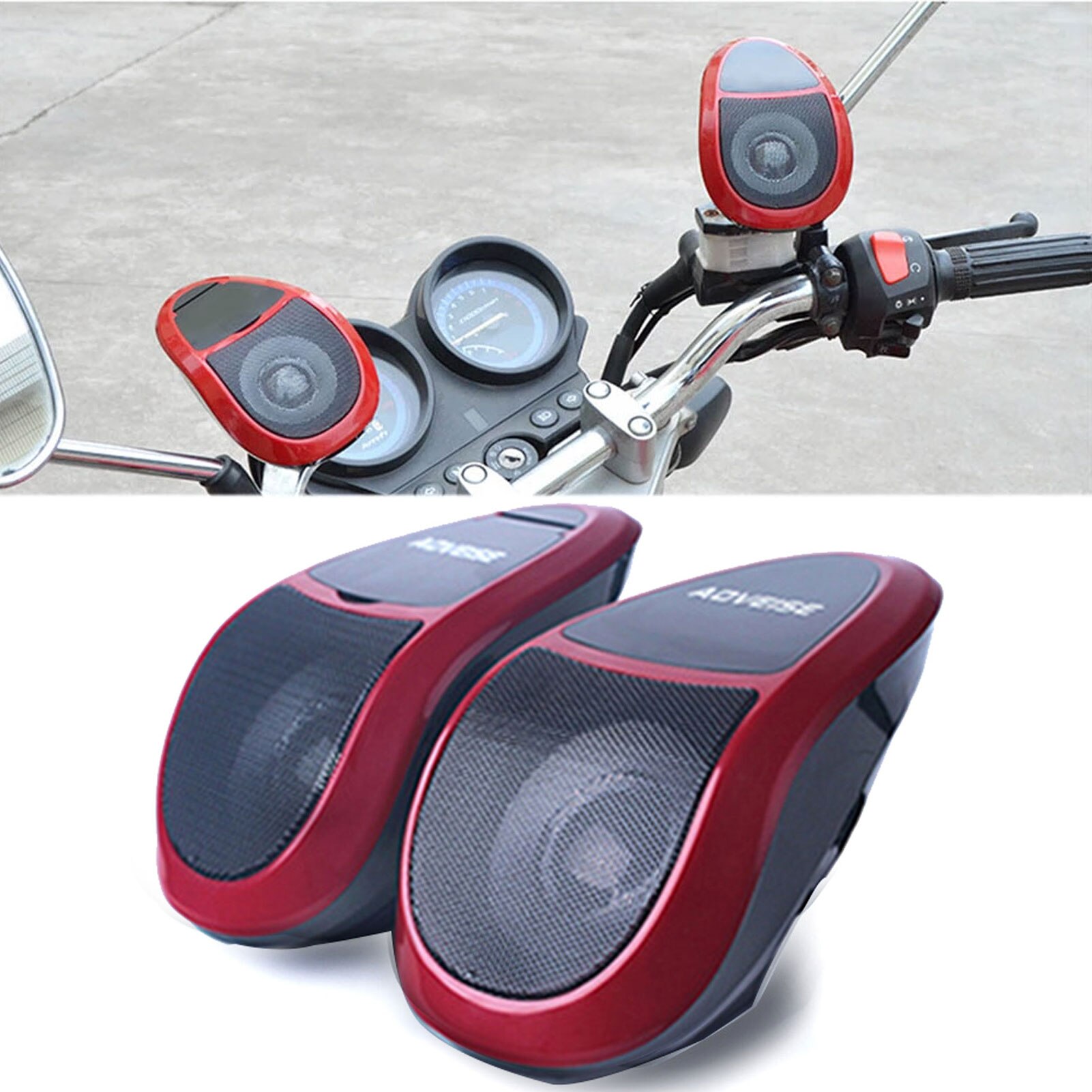 Motorcycle Bluetooth Speakers Waterproof Stereo Audio Amp System All-in-one Car Speaker Amplifier
