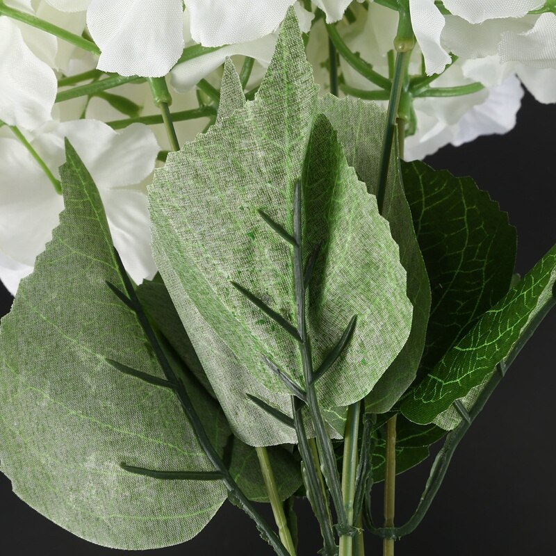 Kunstmatige Hortensia Bloem 5 Grote Hoofden Boeket (Diameter 7 "Elk Hoofd)