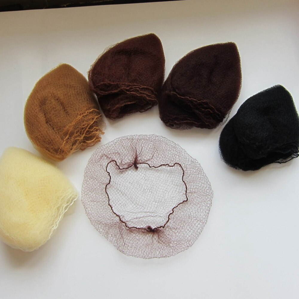 Filet à cheveux invisible pour chignon | Filets à cheveux en nylon, couverture de cheveux,