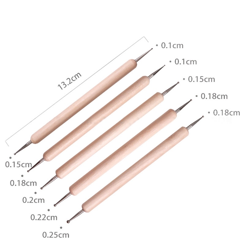 BMBY-23Pcs Clay Shaping Tools Ball Stylus Dotting Tools For Pottery Sculpture Rock Painting Mandala Art Carving Modeling Embossi