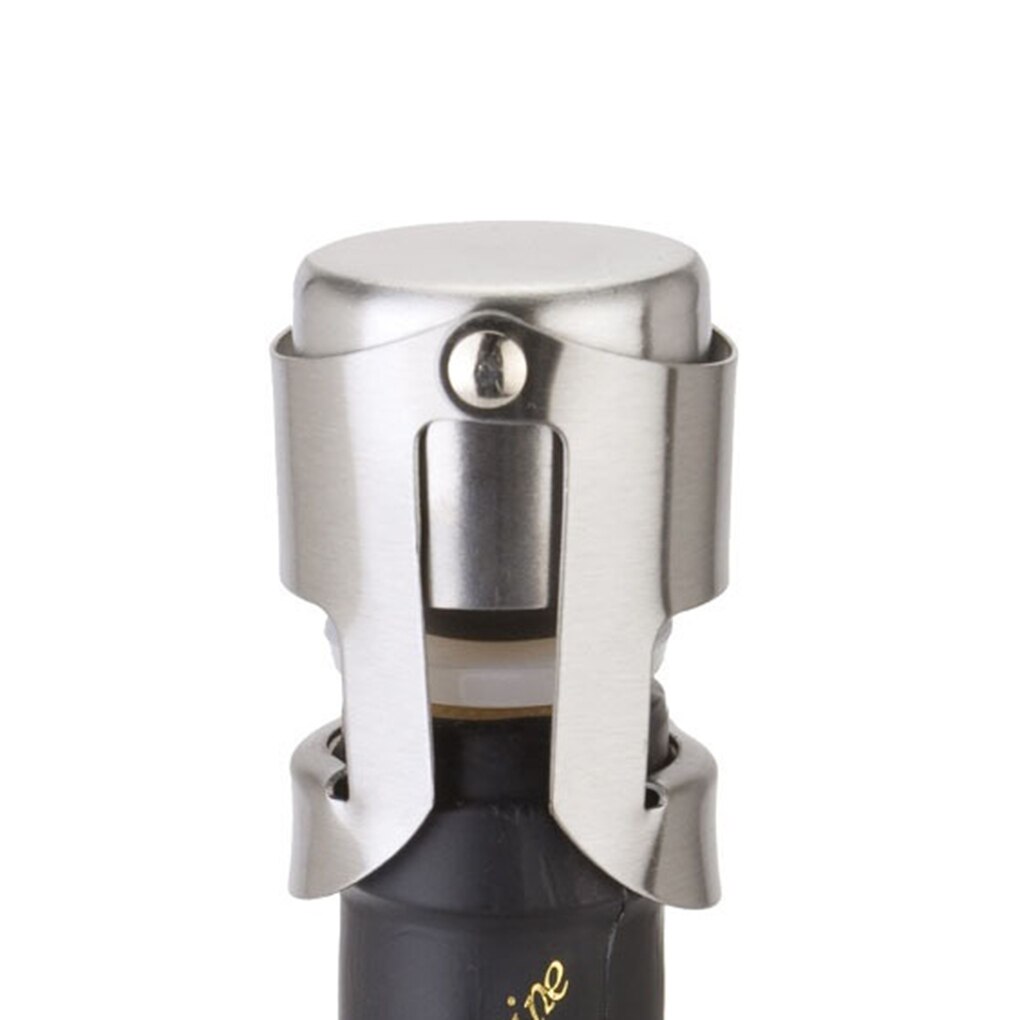 Sellador de tapón de botella de vino al vacío de acero inoxidable, herramientas de Bar, tapa para botella de cóctel, tapón de: 7
