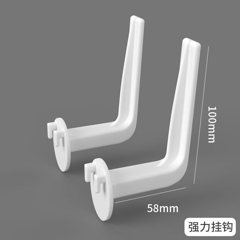 Tablero perforado sin perforación para cocina, organizador de pared, estantes de Panel para habitación de jugadores, estante de almacenamiento para baño, organizador, accesorios de tablero perforado: Castaño