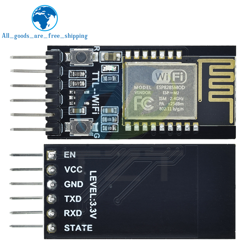 DT-06 Wireless WiFi Serial Port Transparent Transmission Module TTL to WiFi Compatible with Bluetooth HC-06 interface ESP-M2