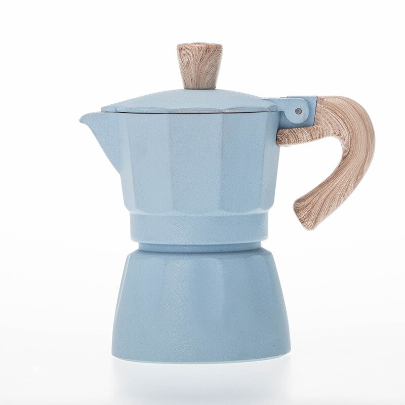 Cafetière émaillée Bleue 8 Tasses – Percolateur De Camping Vintage