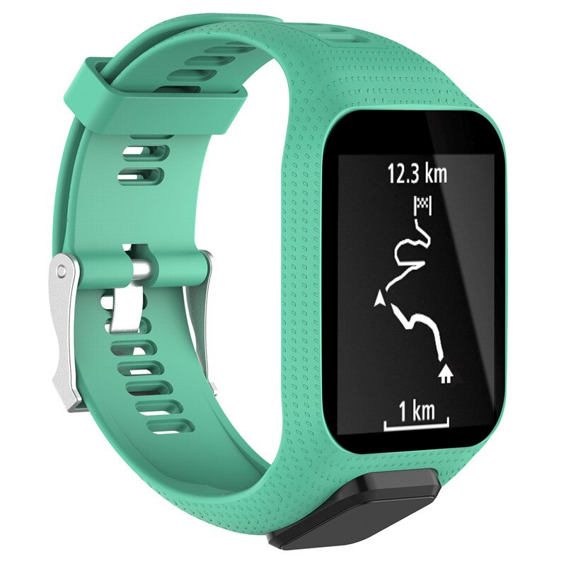 Wrist Band Strap For TomTom 2 3 Runner Spark Music Adventurer Tom Tom Golfer 2 Replacement Bracelet Silicon Belt Watch: xyst-shuiya