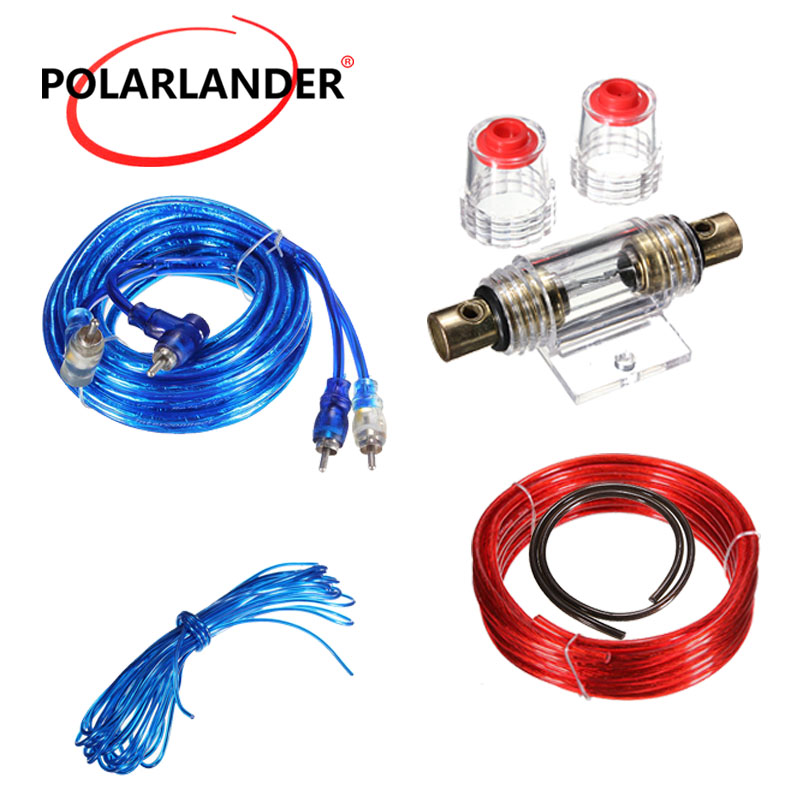 Universele Gemodificeerde Auto Stereo Subwoofer Sets Van Lijnen Auto Auto Compleet Versterker Bedrading Kit Gauge Voor Subwoofers