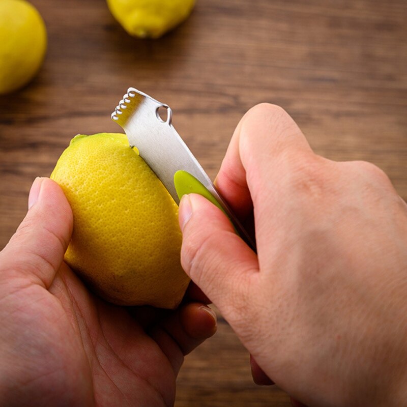 Lemon Zester Grater Stainless Steel Orange Citru Kitchen Peeler Tool Oranges Slicer Zester