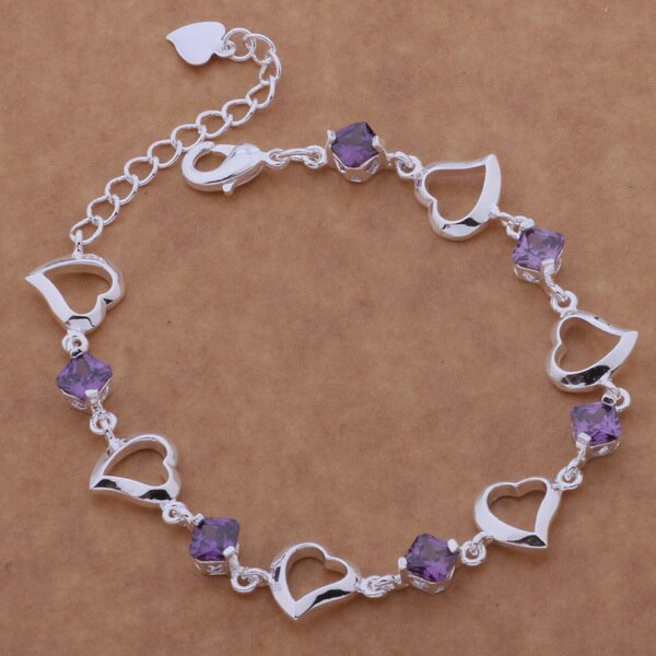 Commercio tutto'ingrosso di Alta qualità in argento placcato Braccialetti dei monili di Modo del braccialetto WB-115