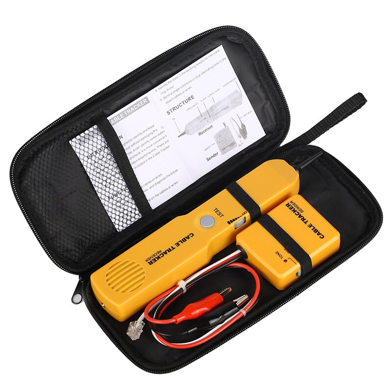 Tracker Diagnose Tone Finder Telefoon Wire Kabel Tester Toner Tracer Inder Detector Netwerken