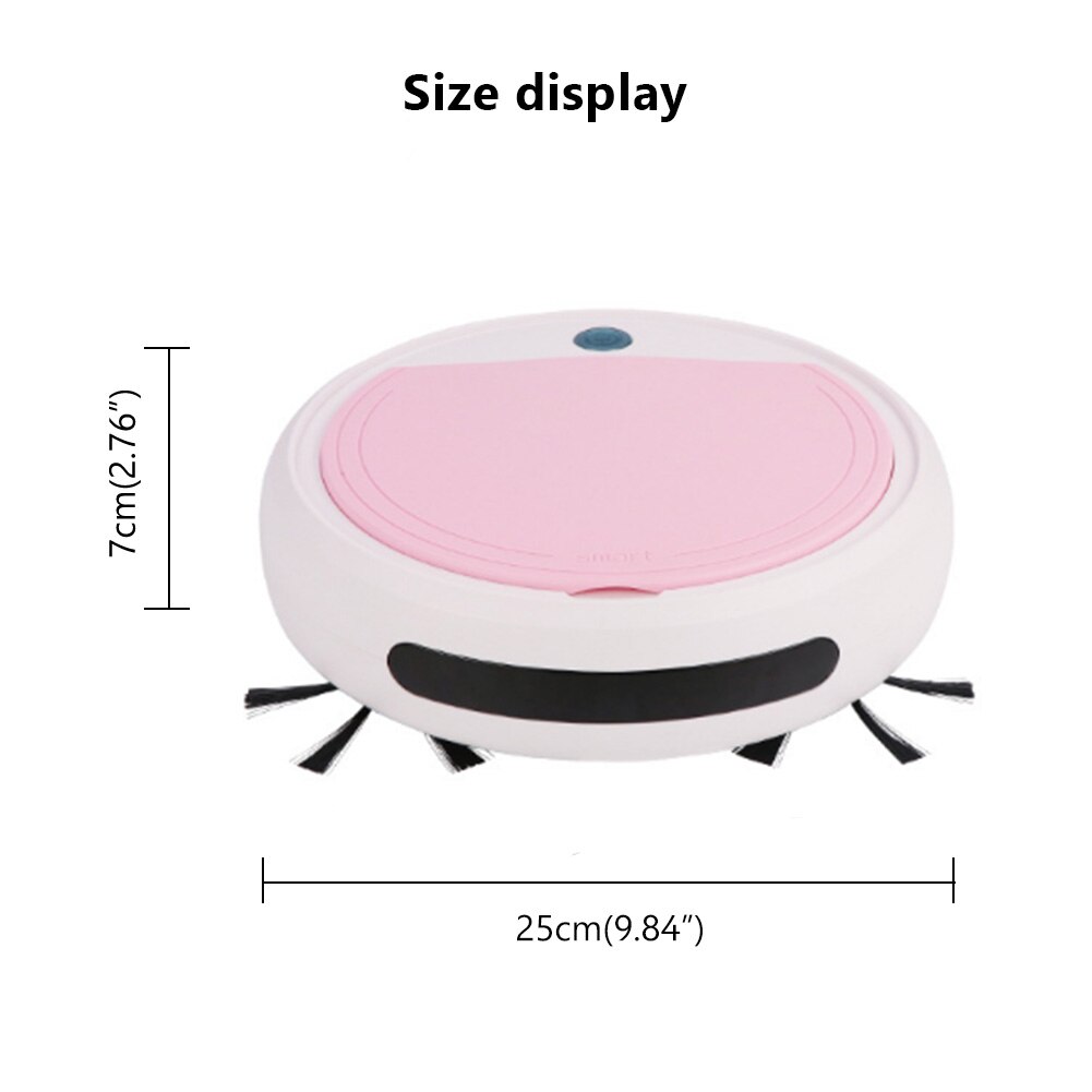 Completamente Automatico 4-in-1 accorto robot Aspirapolvere Ricarica USB Spazzare robot Mocio Asciutto e Bagnato UV disinfezione più pulito