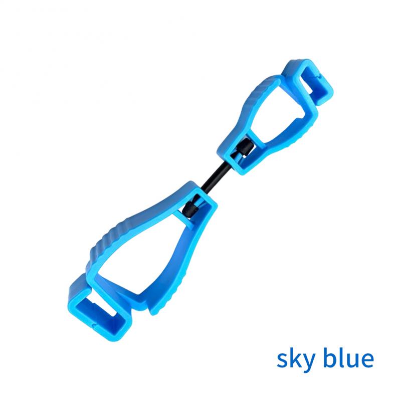 Plastic Handschoen Clips Arbeidsbescherming Handschoen Klem Grijper Vanger Met Hangende Gespen Anti Verlies Clips Outdoor Multifunctioneel Gereedschap: Roze