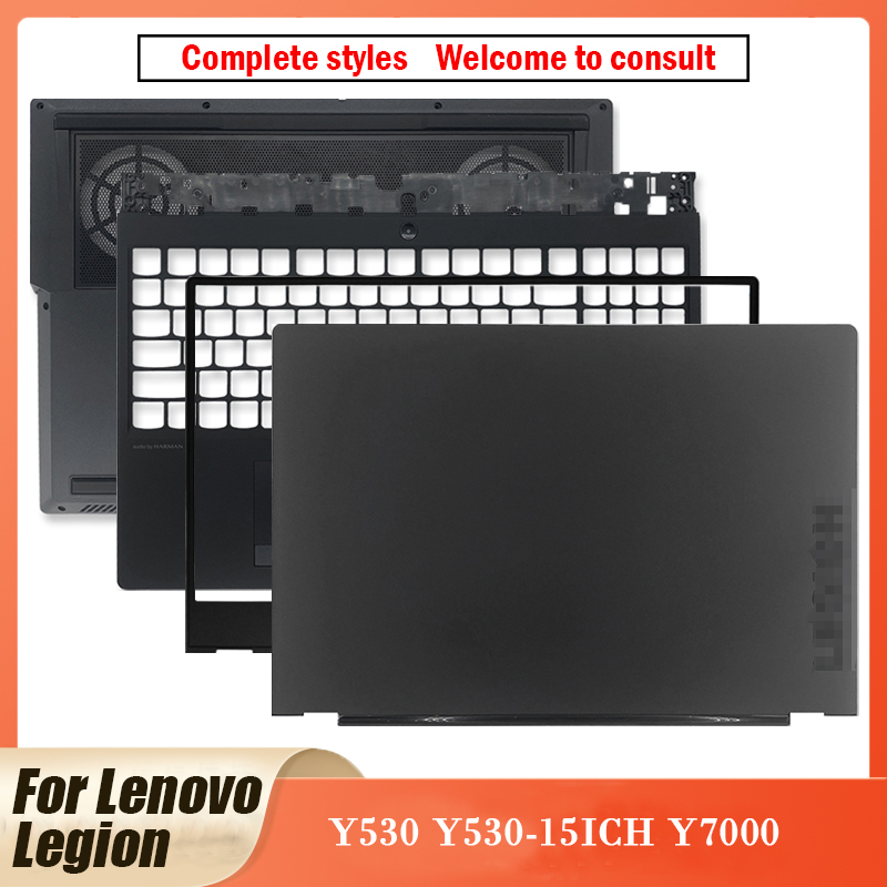 Novo original para lenovo legion y530 Y530-15ICH portátil lcd tampa traseira capa frontal moldura apoio de mãos inferior superior inferior caso base