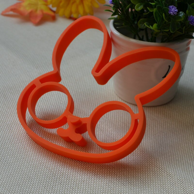 Kaninchen Omelett Ei bilden Frühstück Silikon Omelett bilden Hase Pfannkuchen Ring ehemalige Küche Kochen Werkzeuge Für freundlicher freundlicher