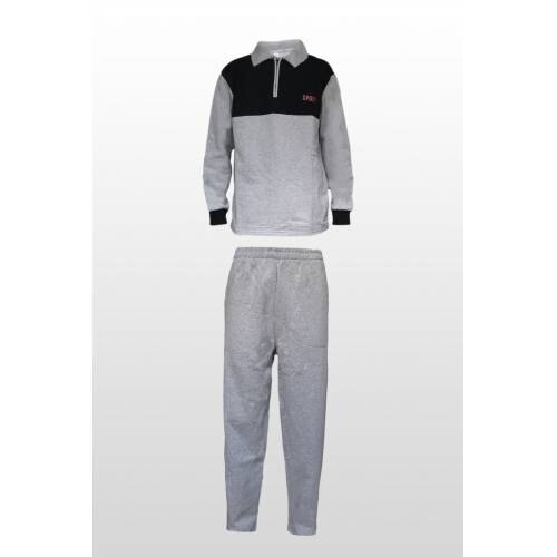 Economic Male 100 Cotton Şardonlu Winter Tracksuit Set