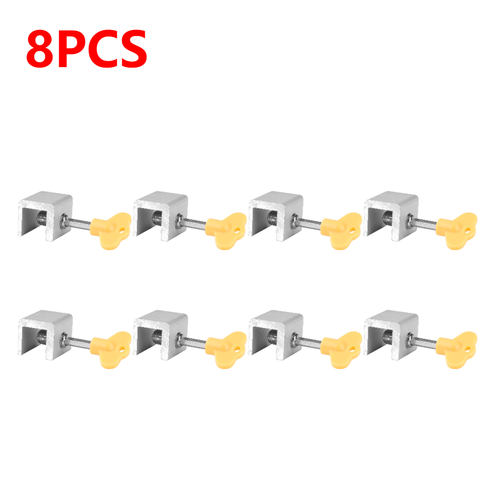 Tope de banda deslizante para puertas, cerrojo de seguridad antirrobo para puertas de gabinete, puerta corredera para ventana, bebés y niños: Mutil