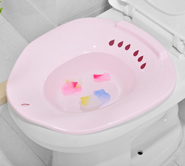 Faltbare Tragbare Bidet Sitzbad Badewanne Pflege Becken Bausatz Postpartale Hämorrhoiden Waschbecken Spritzgerät Auf Wc