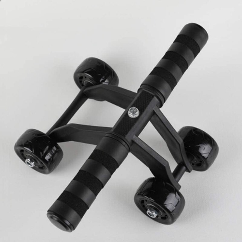 Multifunctional Advanced Frog Type Four-Wheeled Belly Wheel Family Fitness Equipment Bearing Abdominal Fitness Wheel