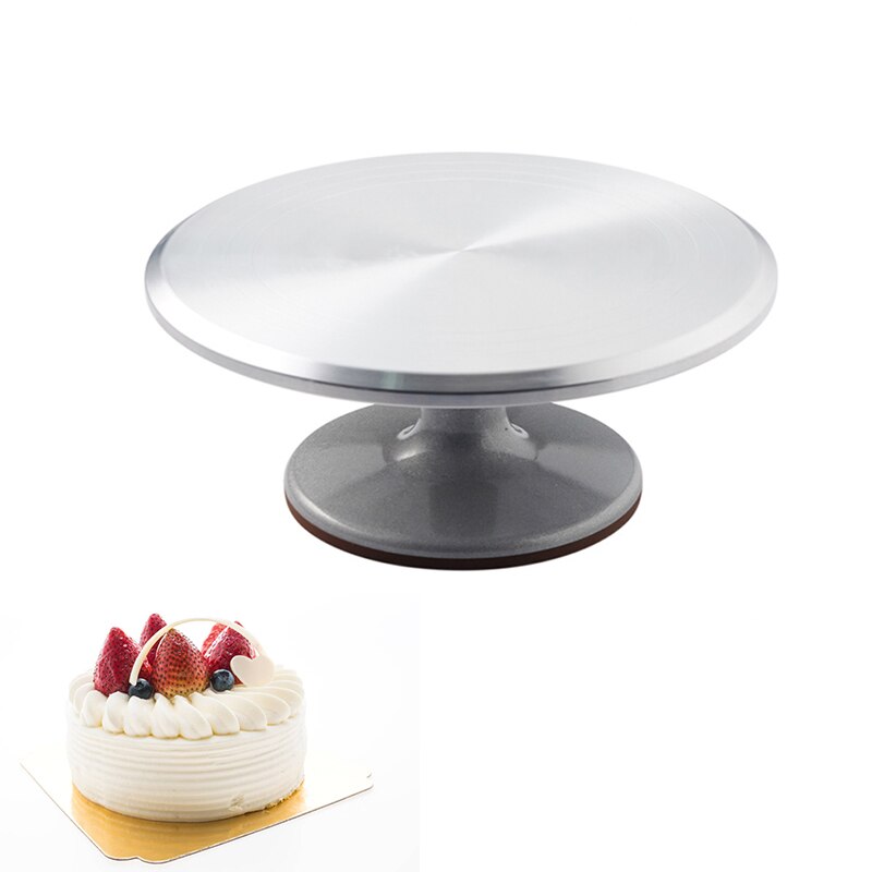 Household 9 /12 Inch Mounted Cream Cake Turntable Rotating table Stand Base Turn Around Decorating Table Cake Stand Baking Tool