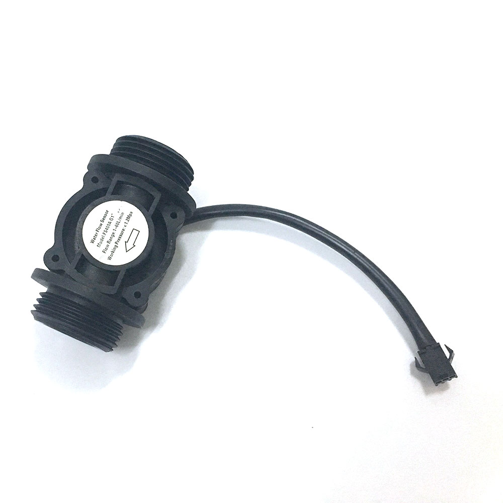 EBOWAN Waterproof Pressure Resistant Flow Sensors G1 Inch Water Flow Hall Effect Sensor Switch Flow Meter Counter 1-60L/min
