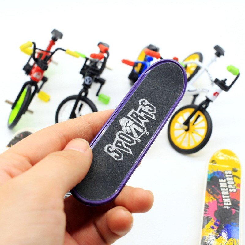 Jouet de Skateboard avec Mini doigt pour enfants, vélo, Scooter, costume de jeu, vélo amovible, de noël