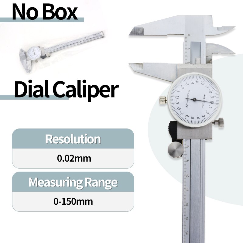 Light Digital Caliper Electronic Micrometer Ruler Digital Vernier Calipers Stainless Steel Digital Pachymeter Measuring Tools: Dial Caliper