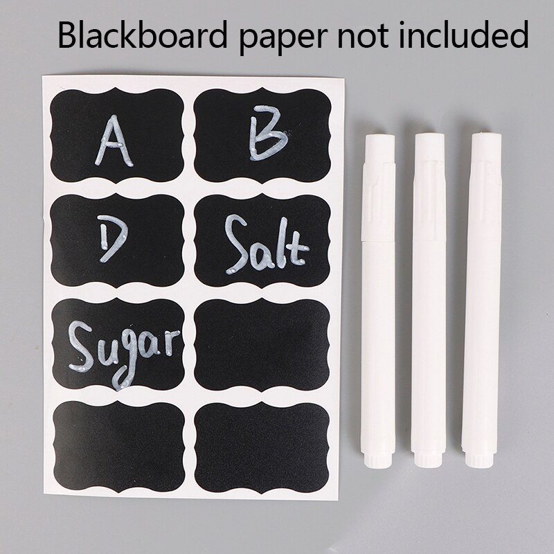 3Pcs Chalk Pen Marker Glass Windows Blackboard Stickers Liquid Ink Pen Used on Chalkboard Window White Pen