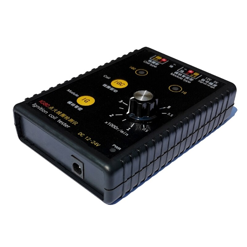 Probador de bobina de encendido IG80 para automóvil, Gas, aceite, gasolina, vehículo, Gas Natural, 24V, 12V: Default Title