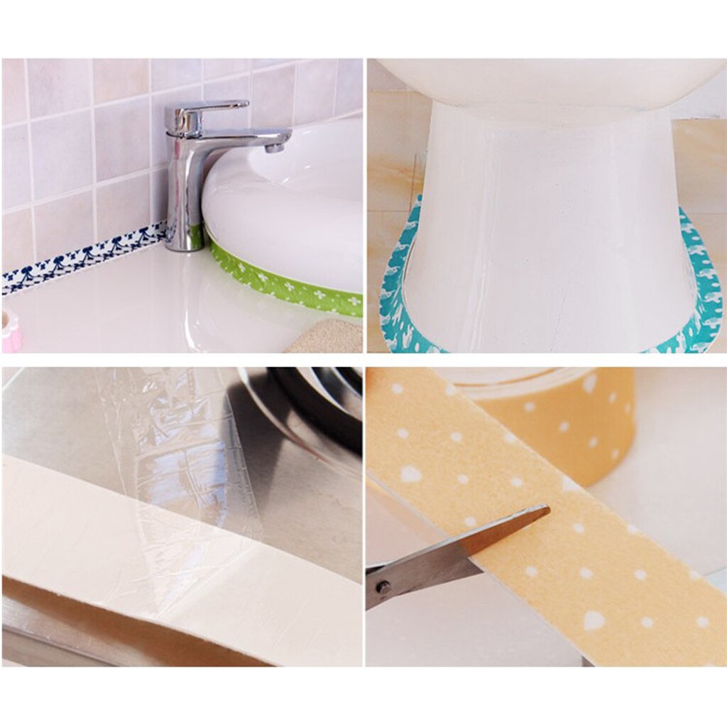 1Roll, Sink Waterproof Moisture-Proof Sticker, Bathroom Washbasin Sticker, Static Sticker