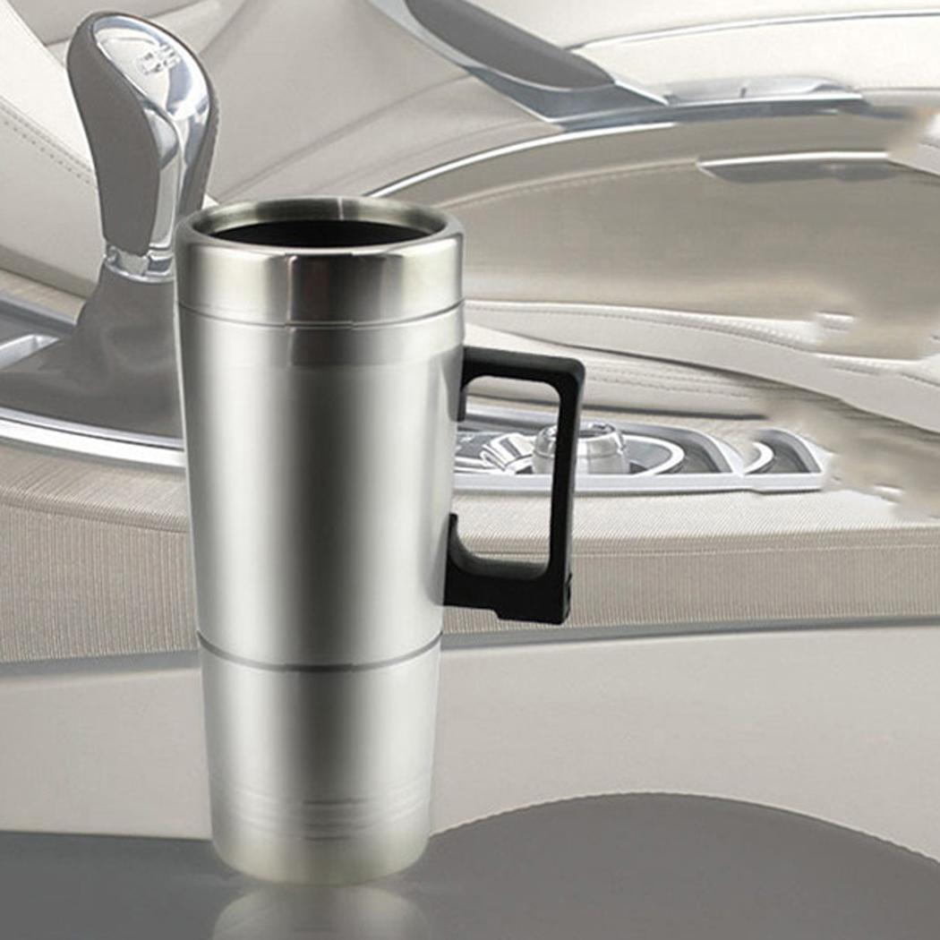 12 v 24 V Auto Waterkoker Draagbare Reizen Auto Boiler Mok Auto Plug-In Verwarming Cup Isolatie Elektrische cup Tazer Electrico met Deksel